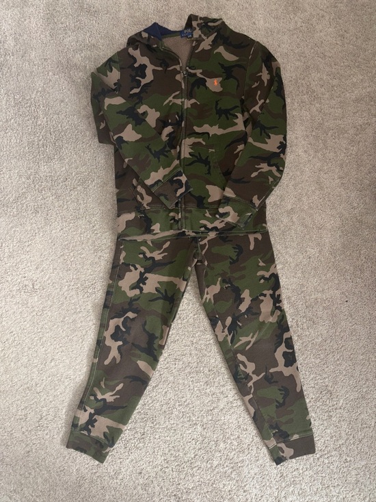 Polo Ralph Lauren Other - Polo by Ralph Lauren Kids Camouflage Hoodie & Joggers - Green